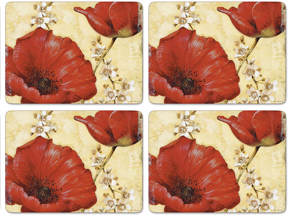 Pimpernel Placemats S/4 - Poppy de Villeneuve - Bear Country Kitchen