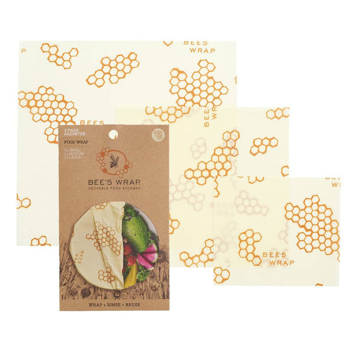 Bee's Wrap Food Wrap Set of 3 Assorted Sizes - Bear Country Kitchen
