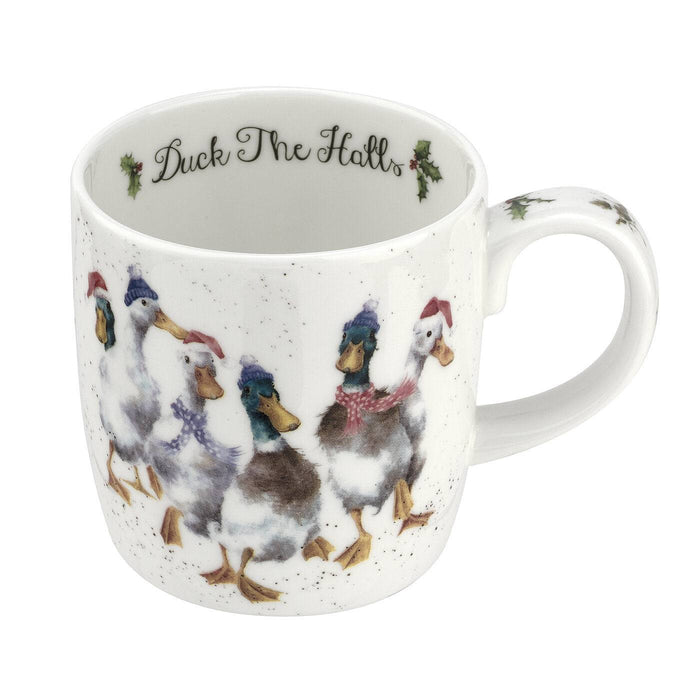 Wrendale Large Mug - Duck The Halls - Bear Country Kitchen