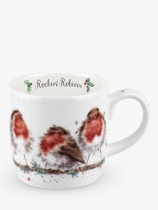 Wrendale Mug - Rockin Robins - Bear Country Kitchen