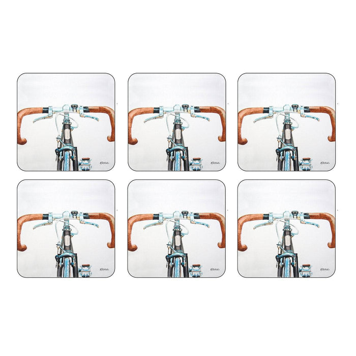 Pimpernel Coasters Set Of 6 - Bicycle - Bear Country Kitchen