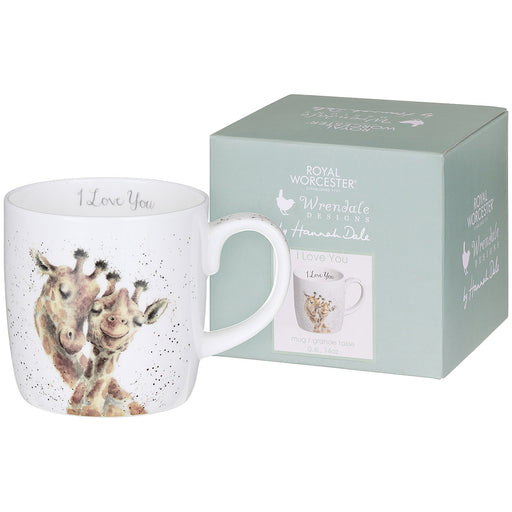 Wrendale Large Mug I Love You (Giraffe) - Bear Country Kitchen