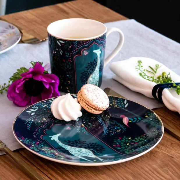 Sara Miller Cake Plate Set Of 4 India - Bear Country Kitchen