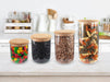 Borosilicate Glass Canister/ Cork Lid - Bear Country Kitchen
