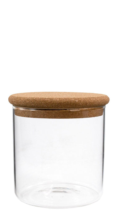Borosilicate Glass Canister/ Cork Lid - Bear Country Kitchen