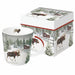PPD New Bone China Mug In Giftbox Wintry Moose - Bear Country Kitchen