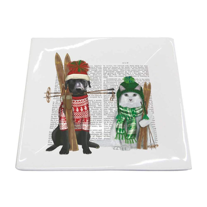 PPD Square Bone China Plate William & Kate - Bear Country Kitchen