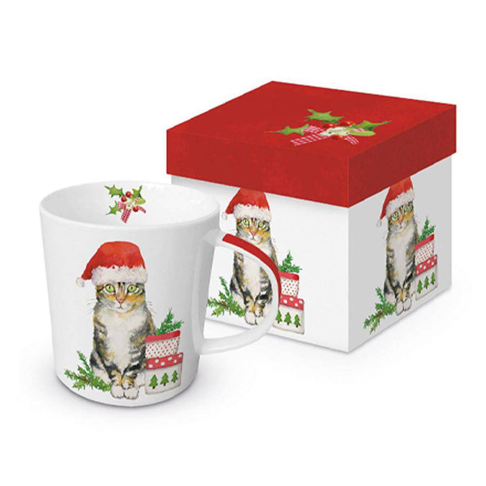 PPD New Bone China Mug In Giftbox Christmas Kitty - Bear Country Kitchen