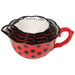 Danica Jubilee Set Of 4 Ceramic Measuring Cups Ladybugs - Bear Country Kitchen