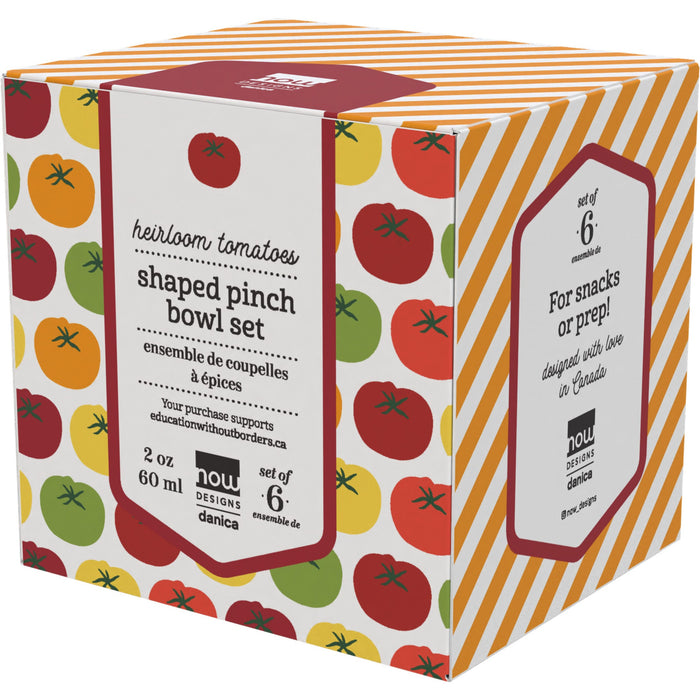 Danica Now Design Shaped Pinch Bowls Set Of 6 Tomatoes - Bear Country Kitchen