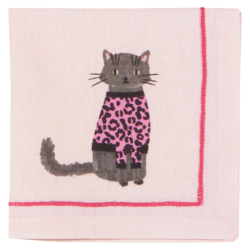 Danica Jubilee Cocktail Napkin Set Of 4 Feline Fine - Bear Country Kitchen