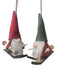 Silver Tree Ornament Felt Gnome On Wood Skies - Bear Country Kitchen