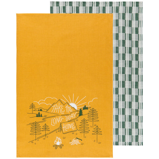 Danica Jubilee Dishtowel Set Of 2 Camp Out - Bear Country Kitchen
