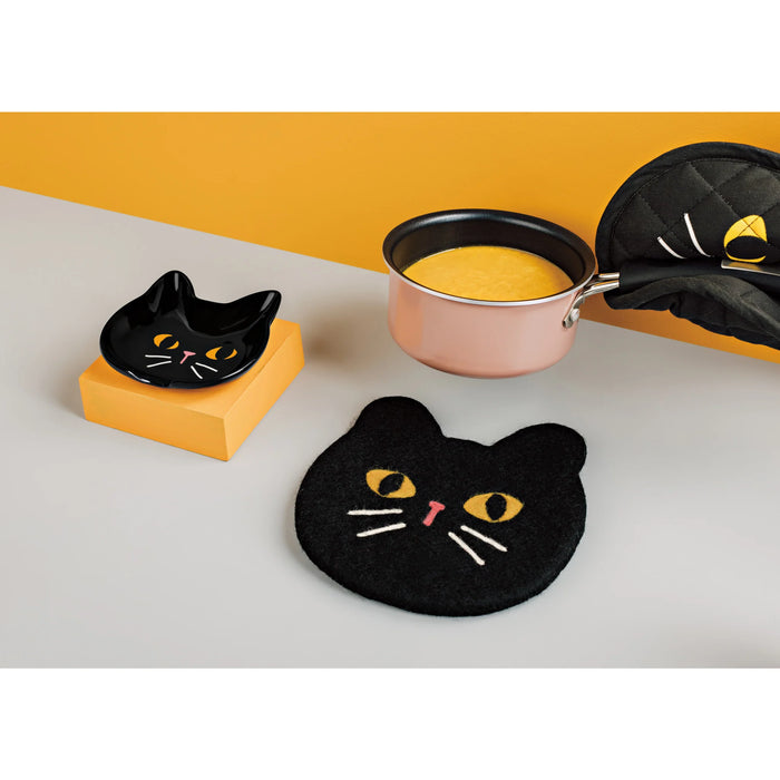 Danica Jubilee Pot Holder Black Cat - Bear Country Kitchen