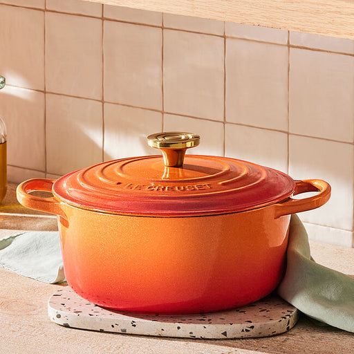 Le Creuset 4.2L Round Dutch Oven Flamme Doree - Bear Country Kitchen