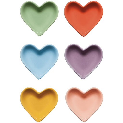 Danica Now Designs Shaped Dish Heart Color Parade Set of 6 - Bear Country Kitchen