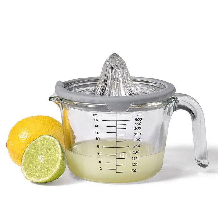 Ricardo Glass Measuring Cup With Citrus Juicer - Bear Country Kitchen