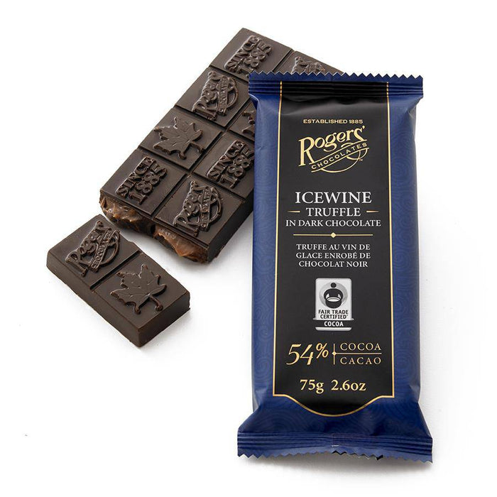 Rogers Ice Wine Truffle Dark Chocolate Bar - Bear Country Kitchen