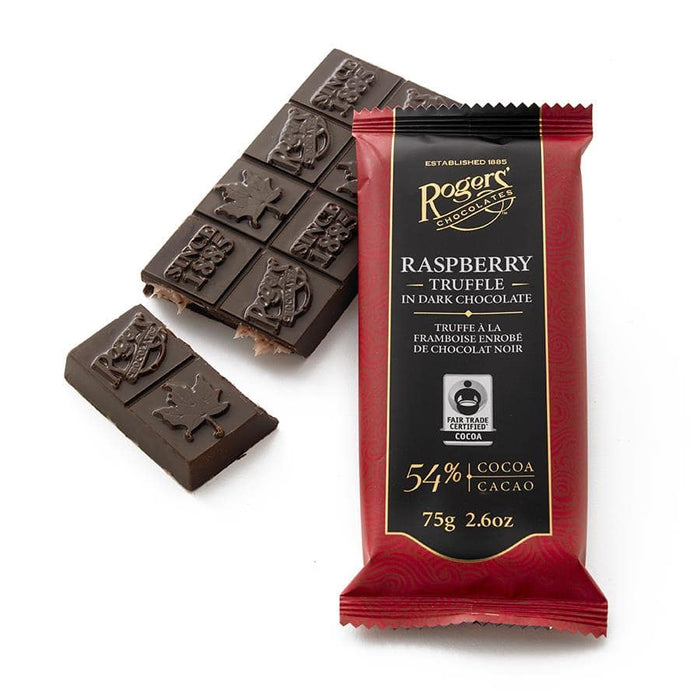 Rogers Raspberry Truffle Dark Chocolate Bar - Bear Country Kitchen