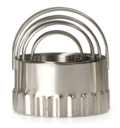 Endurance Rippled Biscuit Cutters Set Of 4 - Bear Country Kitchen