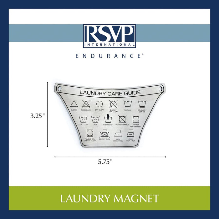 Endurance Laundry Care Guide Magnet - Bear Country Kitchen