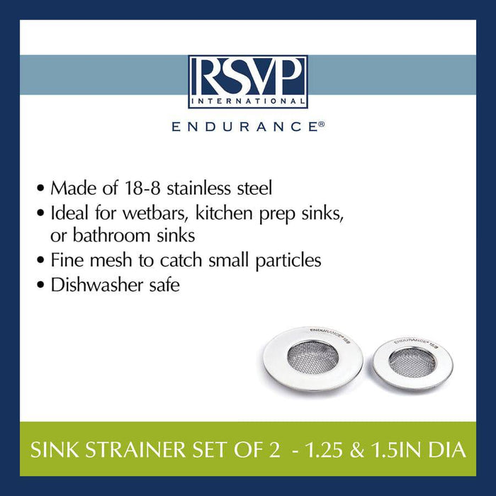 RSVP Endurance Mesh Sink Strainers Set/ 2 - Bear Country Kitchen