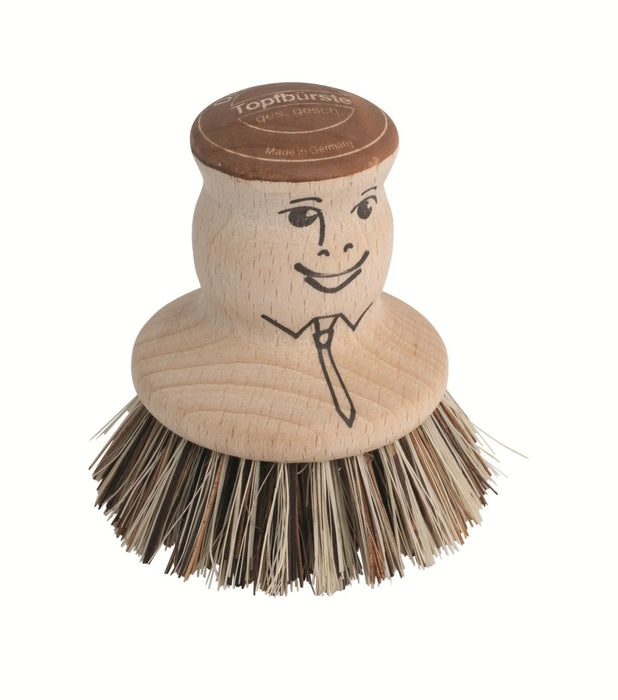Redecker Pot Brush Man