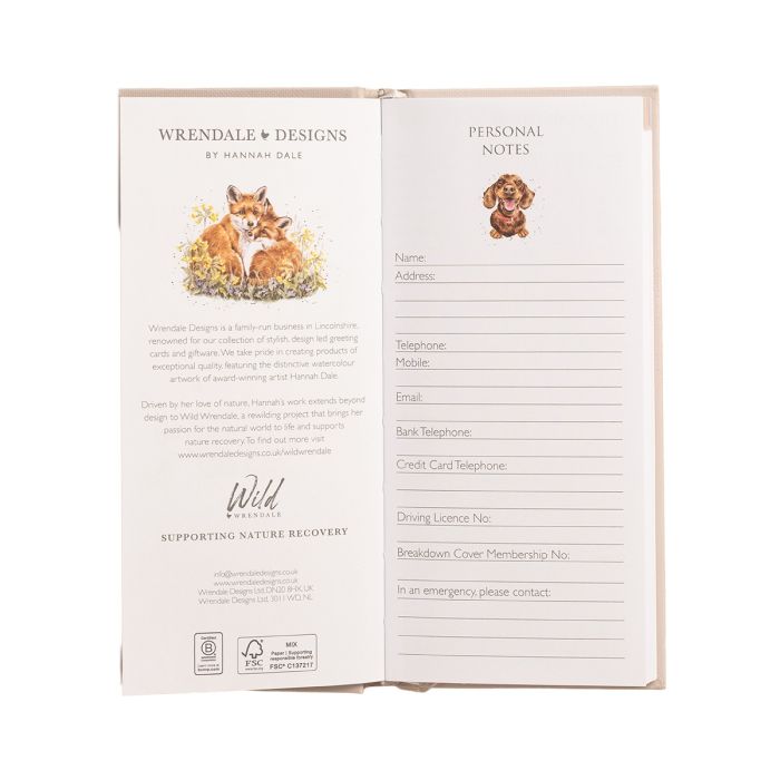 Wrendale 2027 Slim Diary
