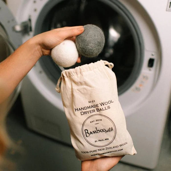 Bamboo Switch Dryer Balls Set Of 6 - Bear Country Kitchen
