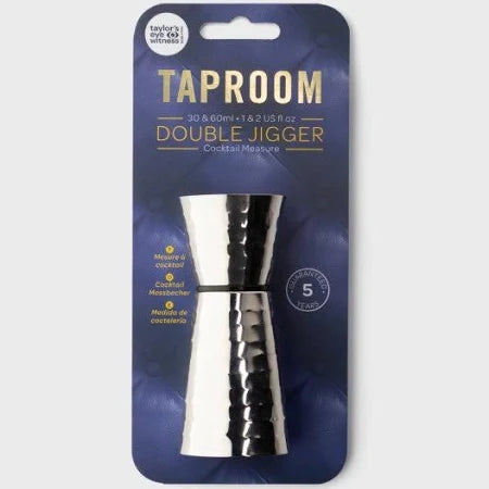 TEW Taproom Hammered Stainless Steel Double Jigger - Bear Country Kitchen