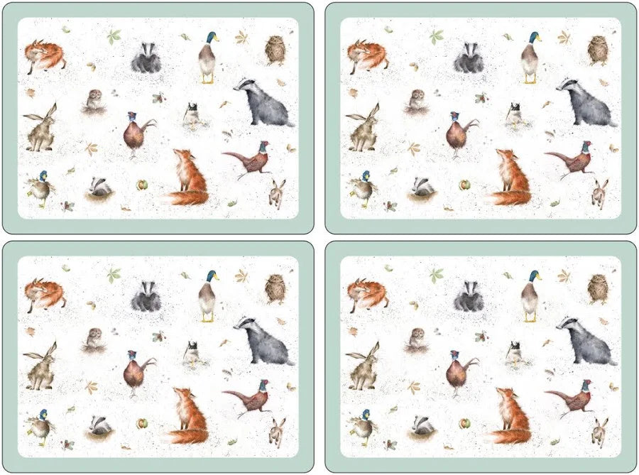 Wrendale Placemats 16" x 12" Set of 4 - Bear Country Kitchen