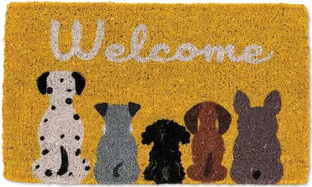 Abbott Coir Doormat Welcome Dogs - Bear Country Kitchen