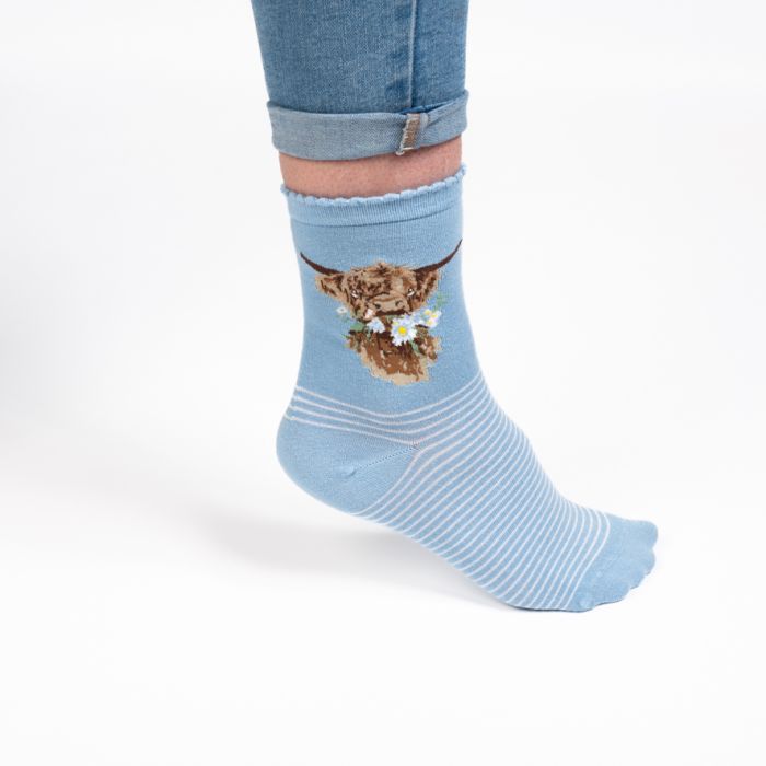 Wrendale Womens Bamboo Socks Daisy Coo - Bear Country Kitchen