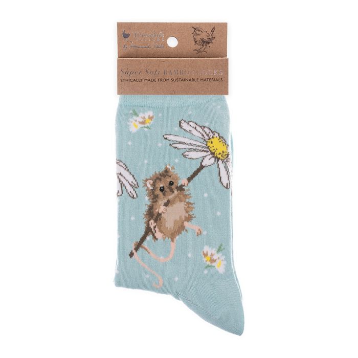 Wrendale Women's Bamboo Sock Oops a Daisy - Bear Country Kitchen