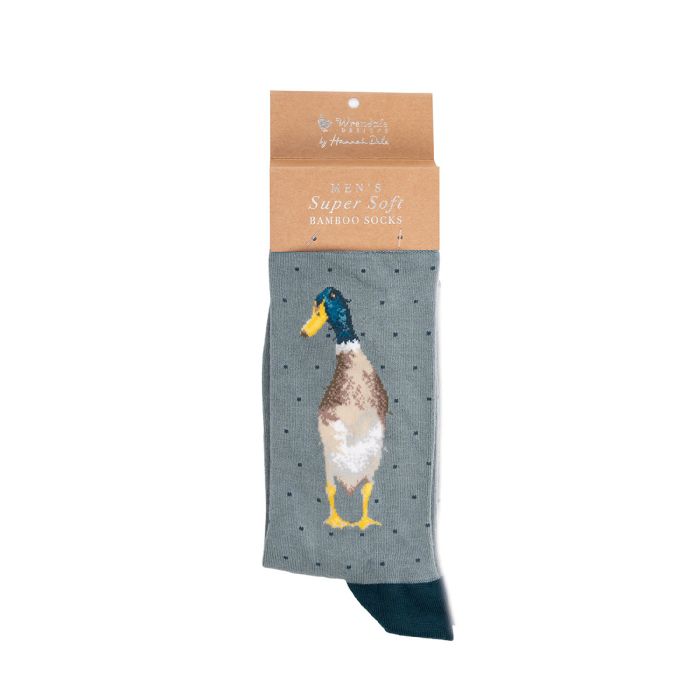 Wrendale Mens Bamboo Sock Guard Duck