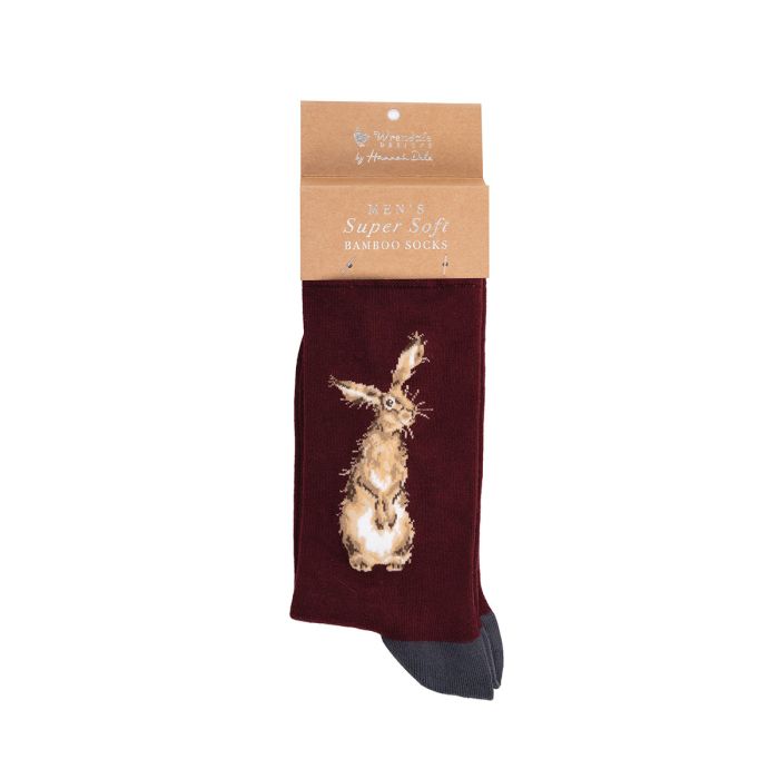 Wrendale Men's Bamboo Sock The Hare - Bear Country Kitchen