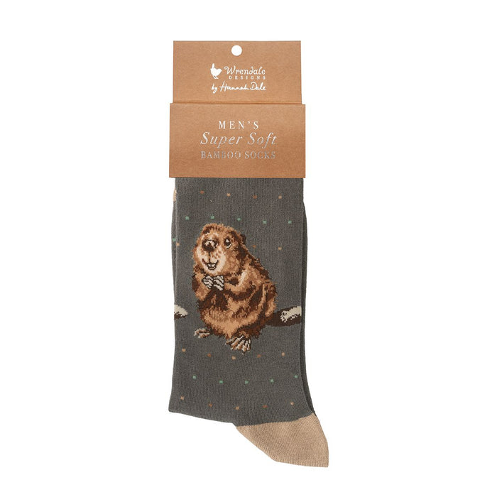 Wrendale Men's Bamboo Sock The Arborist (Beaver) - Bear Country Kitchen