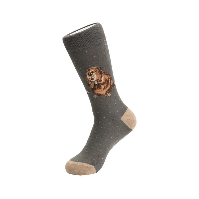 Wrendale Men's Bamboo Sock The Arborist (Beaver) - Bear Country Kitchen