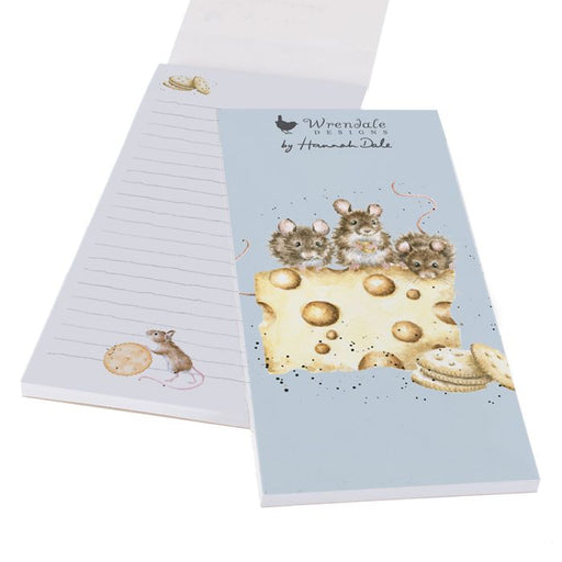 Wrendale Magnetic Notepad Crackers & Cheese (Mouse) - Bear Country Kitchen