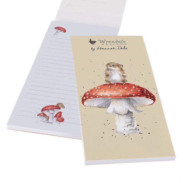 Wrendale Magnetic Notepad Mouse Hes A FunGi
