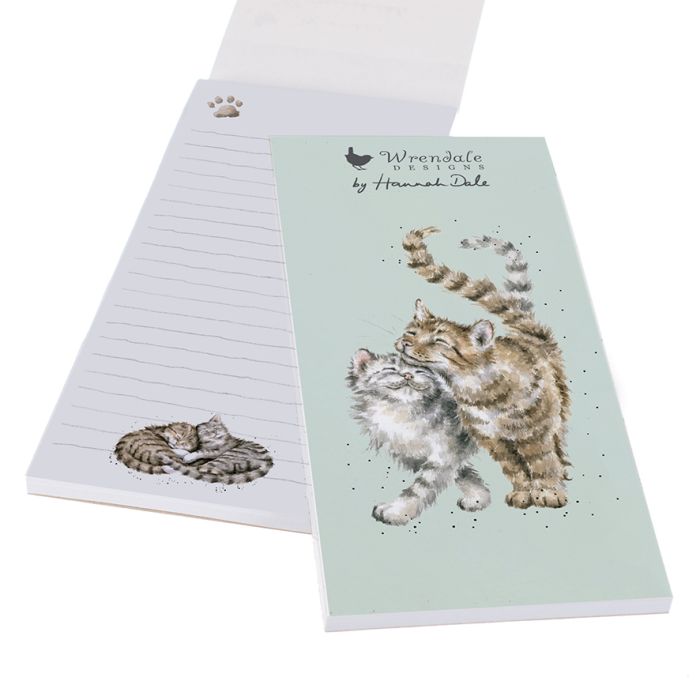 Wrendale Magnetic Notepad Feline Good