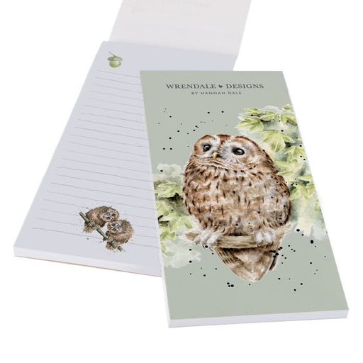 Wrendale Magnetic Notepad Treetops (Owl) - Bear Country Kitchen