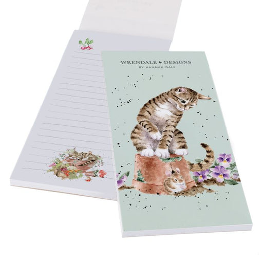 Wrendale Magnetic Notepad Hide & Squeak (Cat) - Bear Country Kitchen