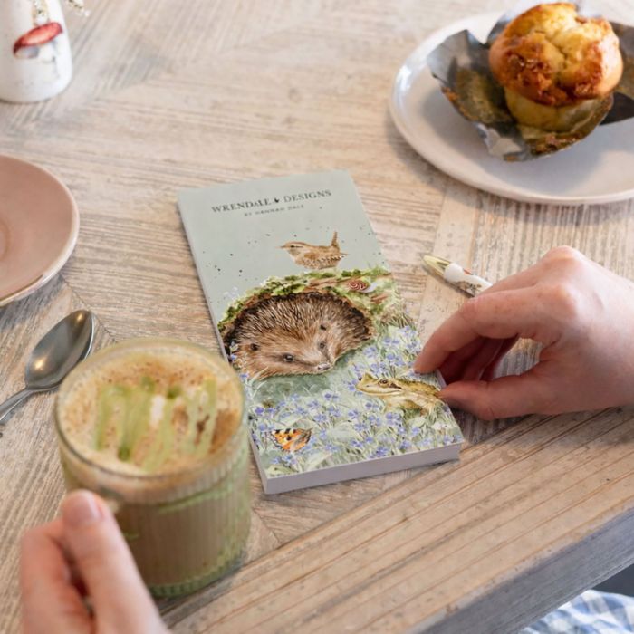 Wrendale Magnetic Notepad The Wild Patch (Hedgehog)