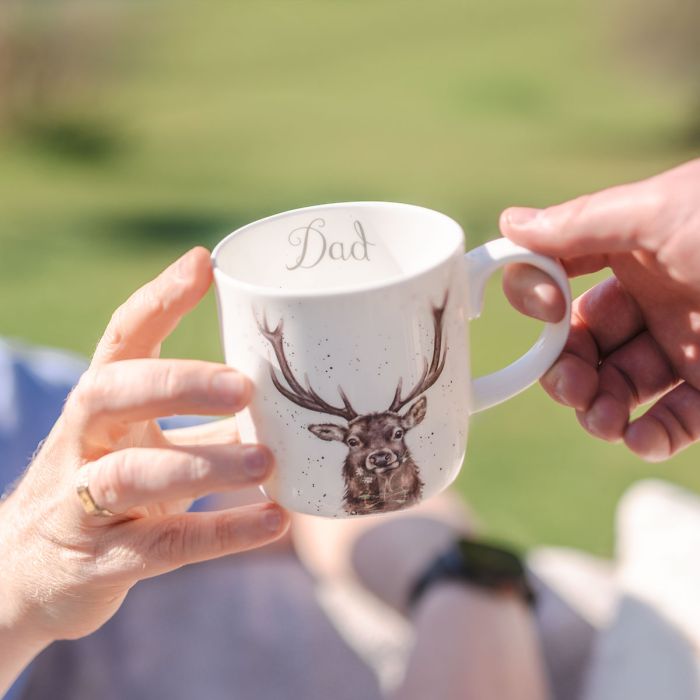 Wrendale Large Mug Dad (Stag) - Bear Country Kitchen