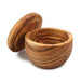 Napoli Olive Wood Salt Keeper Swissmar - Bear Country Kitchen