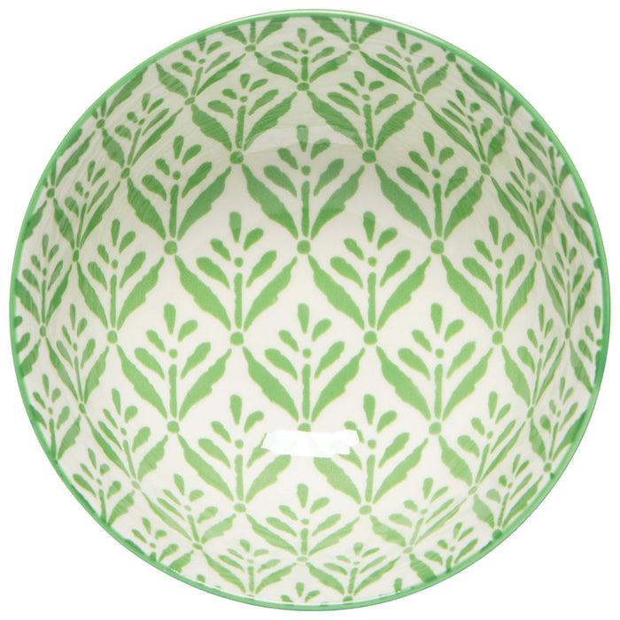 Danica Now Designs 4" Stamped Bowl Green Leaf - Bear Country Kitchen