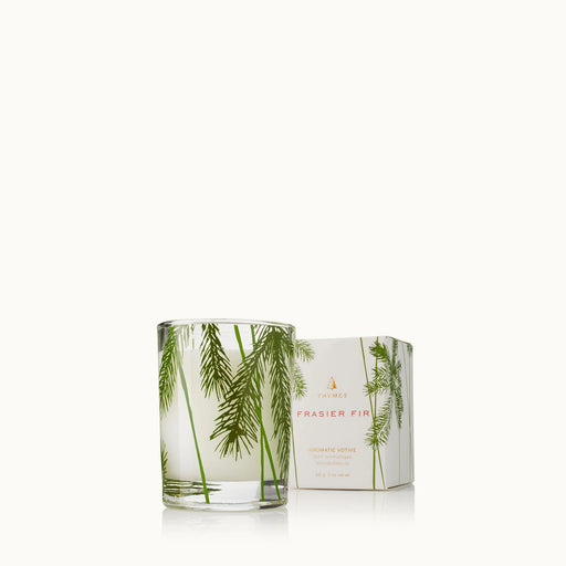 Thymes Frasier Fir Aromatic Votive Candle - Bear Country Kitchen
