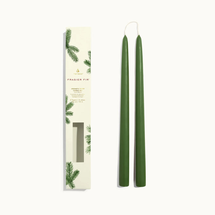 Thymes Frasier Fir Taper Candle Set Of 2