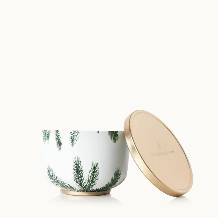 Thymes Frasier Fir Universal Tin With Gold Lid - Bear Country Kitchen